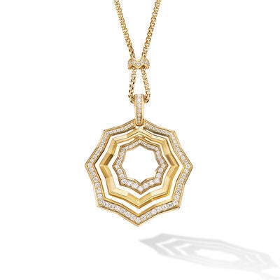 David Yurman Necklaces in Yellow Gold containing Diamond N18158D88ADI18