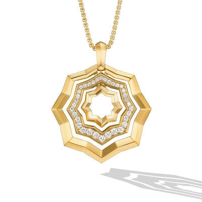 David Yurman Necklaces in Yellow Gold containing Diamond N18374D88ADI18