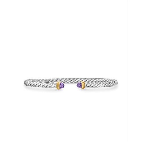 David Yurman Bracelets in Mixed Metals containing Amethyst B18092S4AAMM