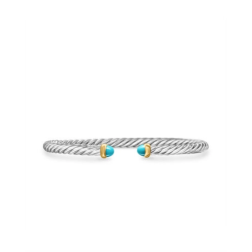 David Yurman Bracelets in Mixed Metals containing Turquoise B18092S4BTQM