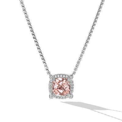 David Yurman Necklaces in Silver containing Multi-gemstone, Diamond, Morganite N14202DSSAMODI18