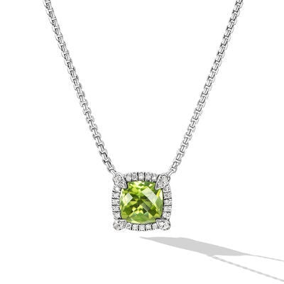 David Yurman Necklaces in Silver containing Peridot, Multi-gemstone, Diamond N14202DSSAPRDI18