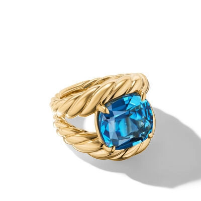 David Yurman Rings in Yellow Gold containing Blue topaz  R1788888AIB7