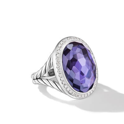 David Yurman Rings in Silver containing Amethyst, Other, Multi-gemstone, Diamond R18172DSSAAHDI7