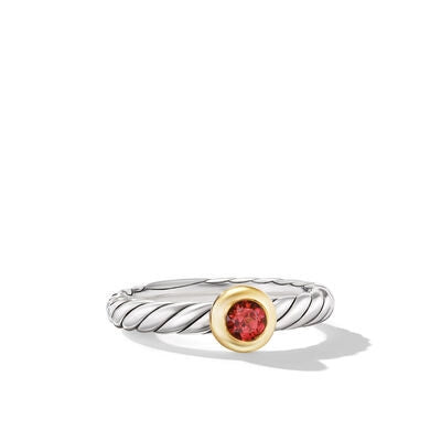 David Yurman Rings in Mixed Metals containing Garnet R18194S4ARG6