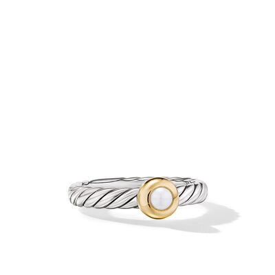David Yurman Rings in Mixed Metals containing Pearl R18194S4BPE6