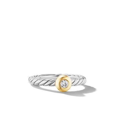 David Yurman Rings in Mixed Metals containing Diamond R18308DS4ADI6