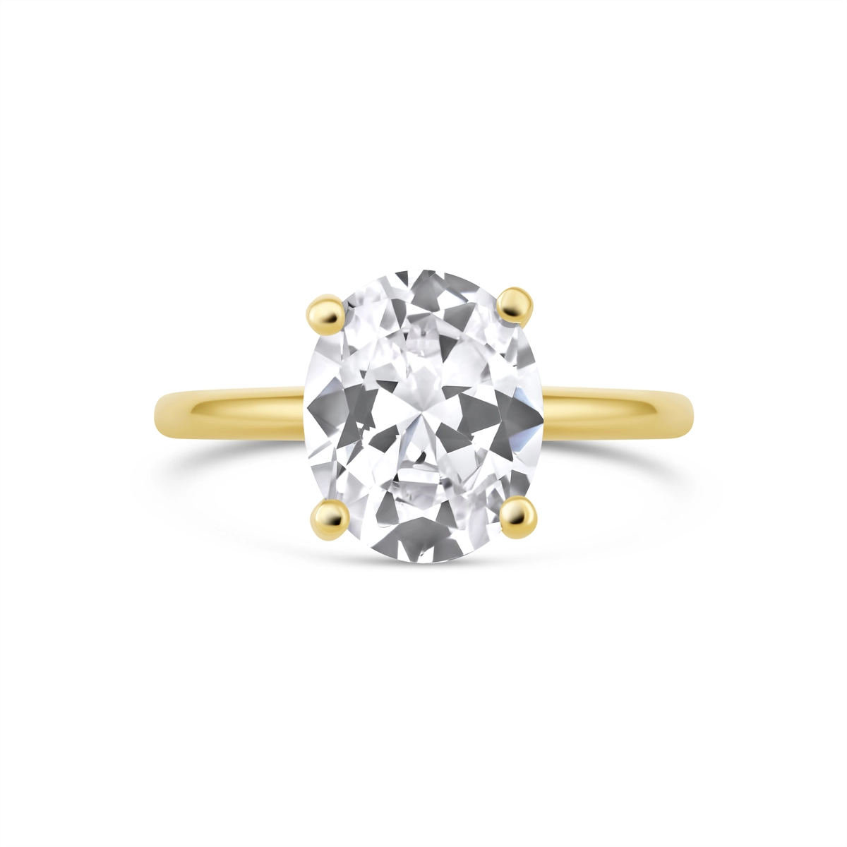Engagement Collections Engagement Rings in Yellow Gold SOL2001V-11X8MM-Y