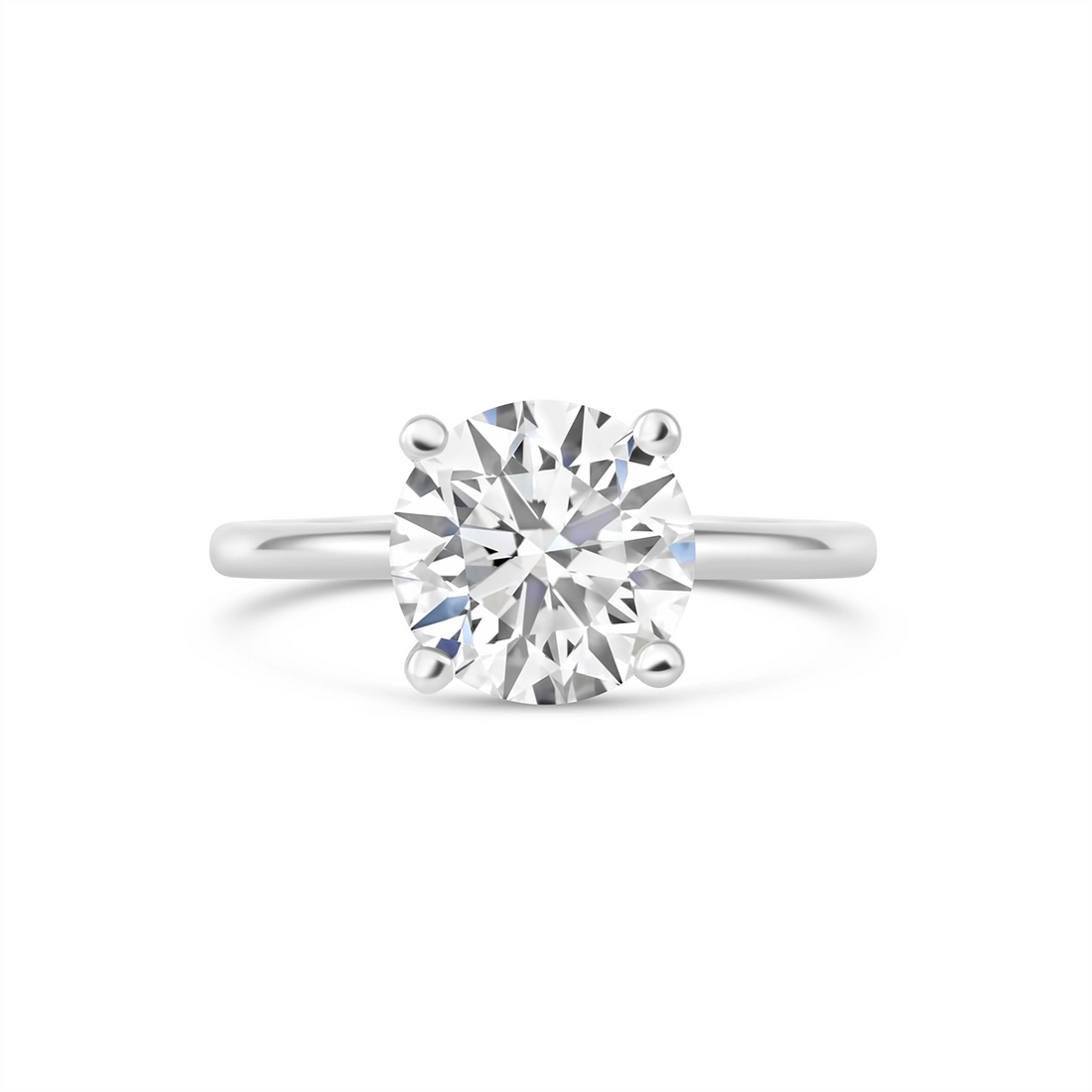 Engagement Collections Engagement Rings in White Gold SOL2001R-8.75MM-W