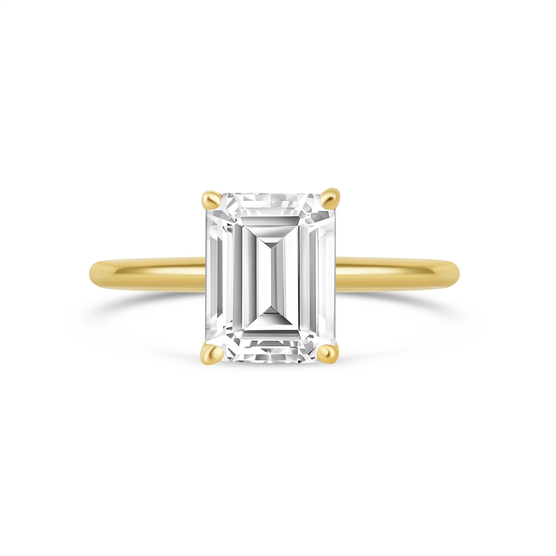 Engagement Collections Engagement Rings in Yellow Gold SOL2001E-9X6.5MM-Y