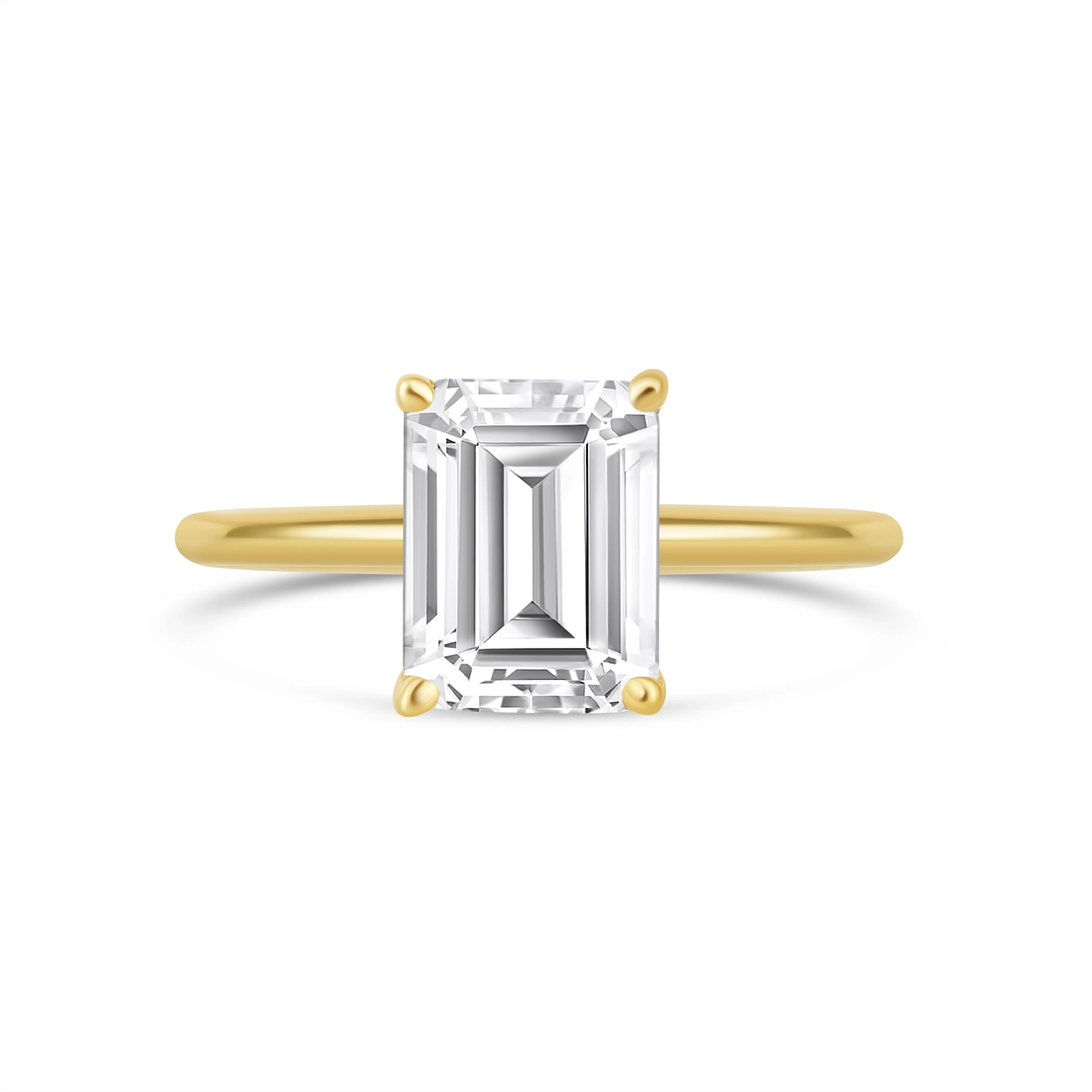 Engagement Collections Engagement Rings in Yellow Gold SOL2001E-9X6.5MM-Y