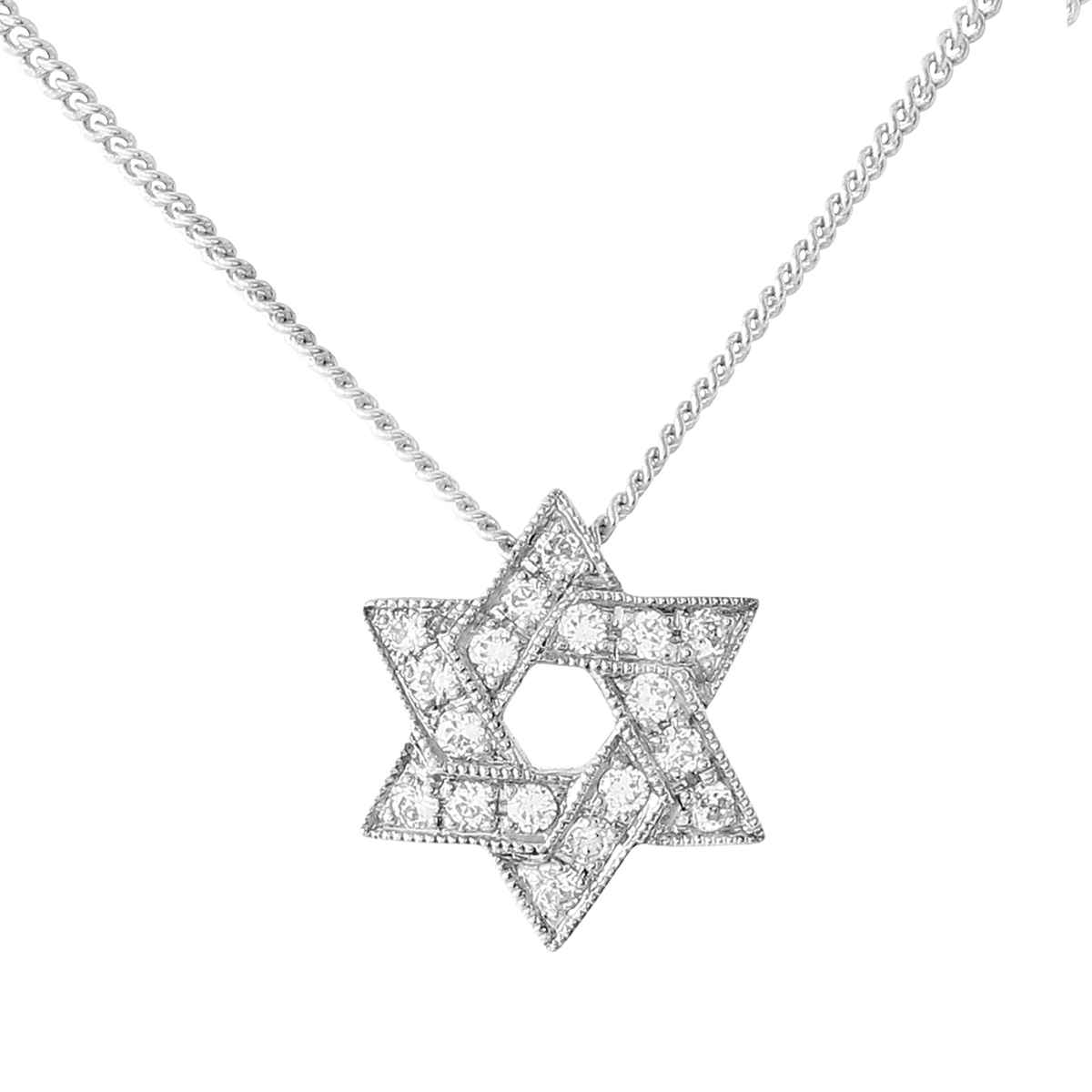 Necklaces Necklaces in White Gold containing Diamond 437858