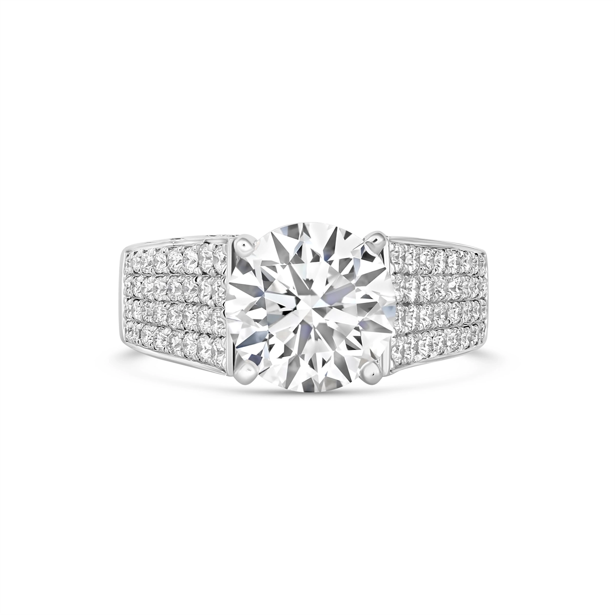 Engagement Collections Estate Jewelry in White Gold GR492803JDI