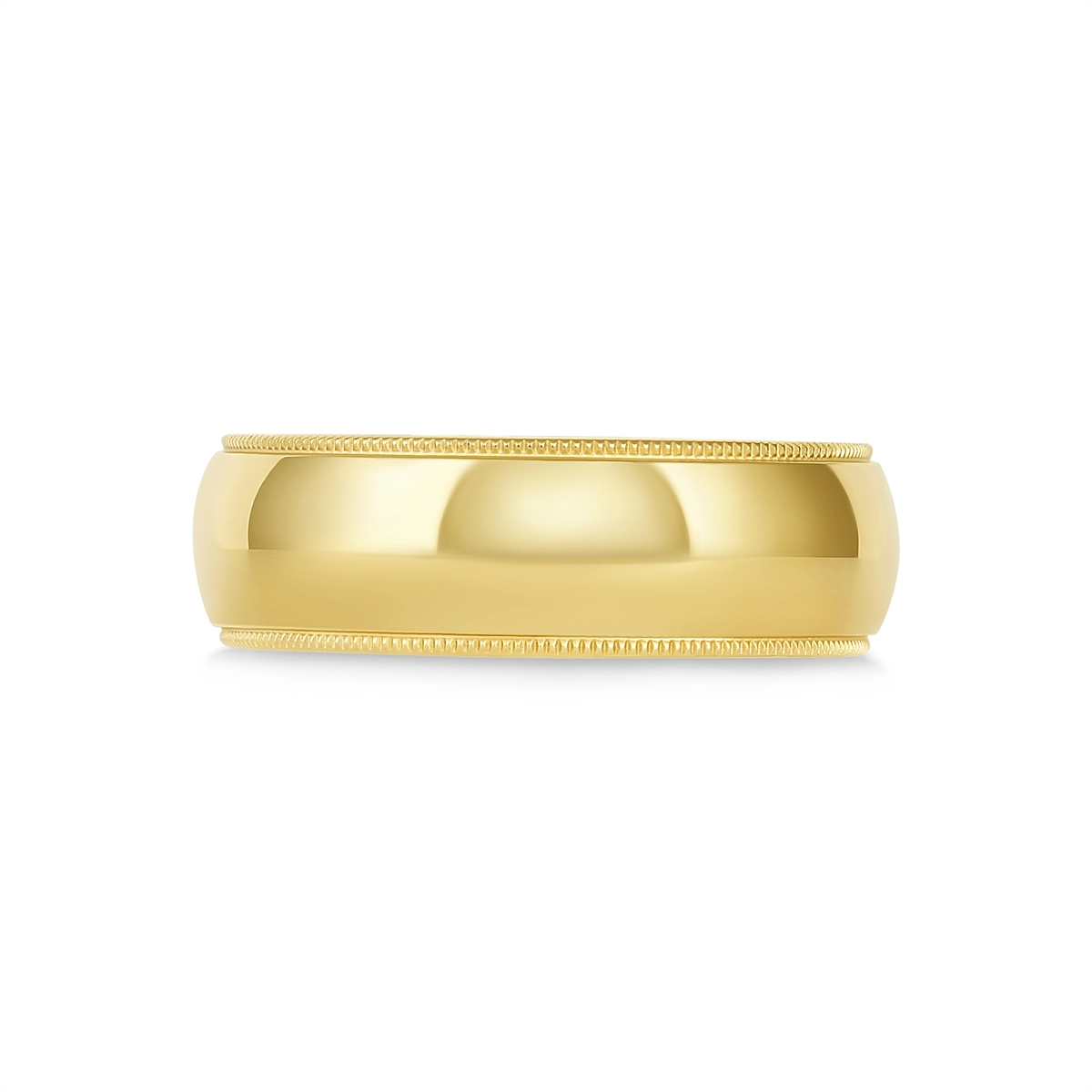 Mens Bands Engagement in Yellow Gold 437974