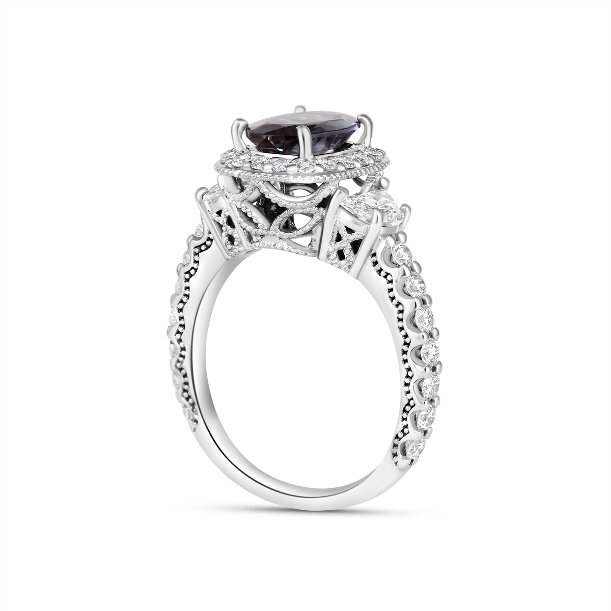 Rings Jewelry in White Gold 437977