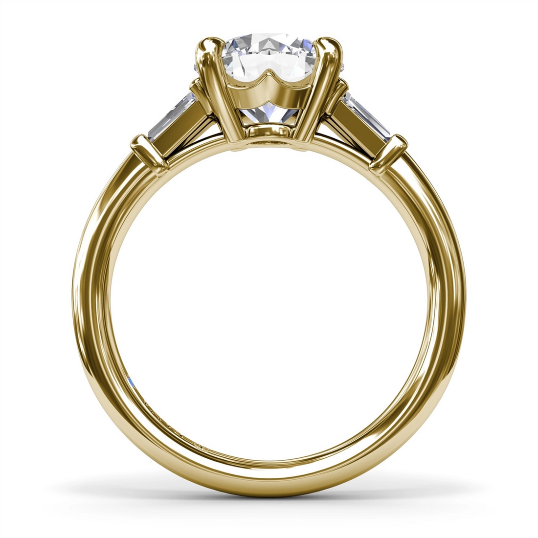 Fana Engagement Rings in Yellow Gold containing Diamond S4124-2_5CT-OV-14KYG