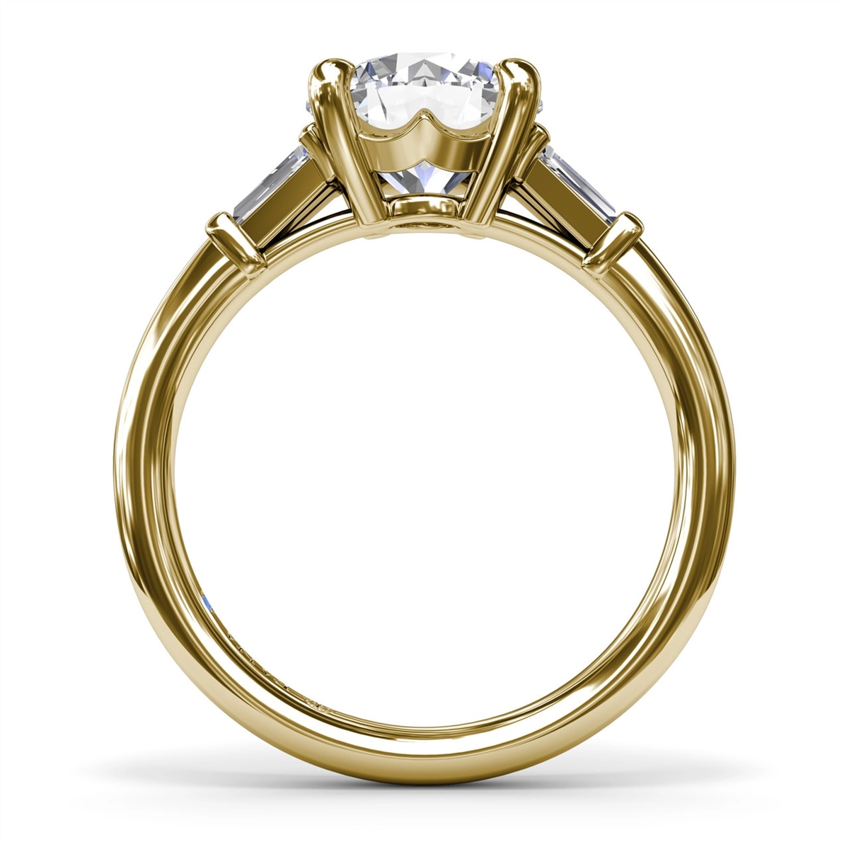 Fana Engagement Rings in Yellow Gold containing Diamond S4124-2_5CT-OV-14KYG