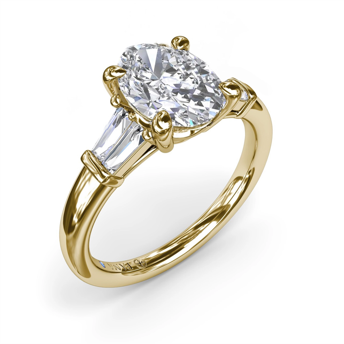 Fana Engagement Rings in Yellow Gold containing Diamond S4124-2_5CT-OV-14KYG