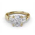 Fana Engagement Rings in Yellow Gold containing Diamond S4124-2_5CT-OV-14KYG