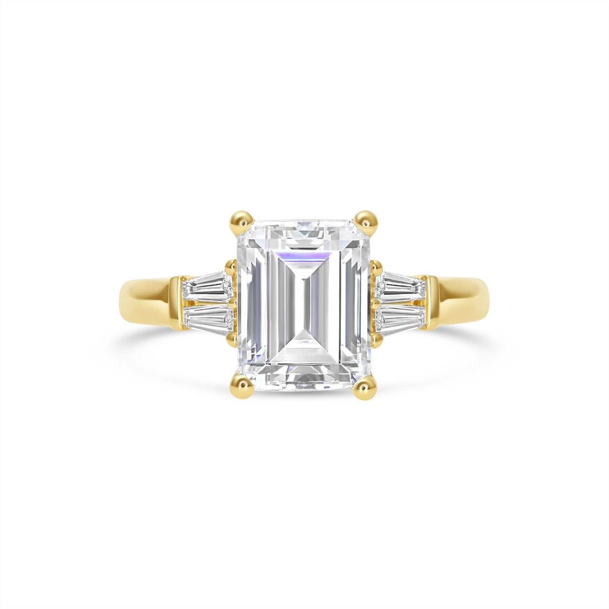 Fana Engagement Rings in Yellow Gold containing Diamond S4124/YG-2.5CT-EM
