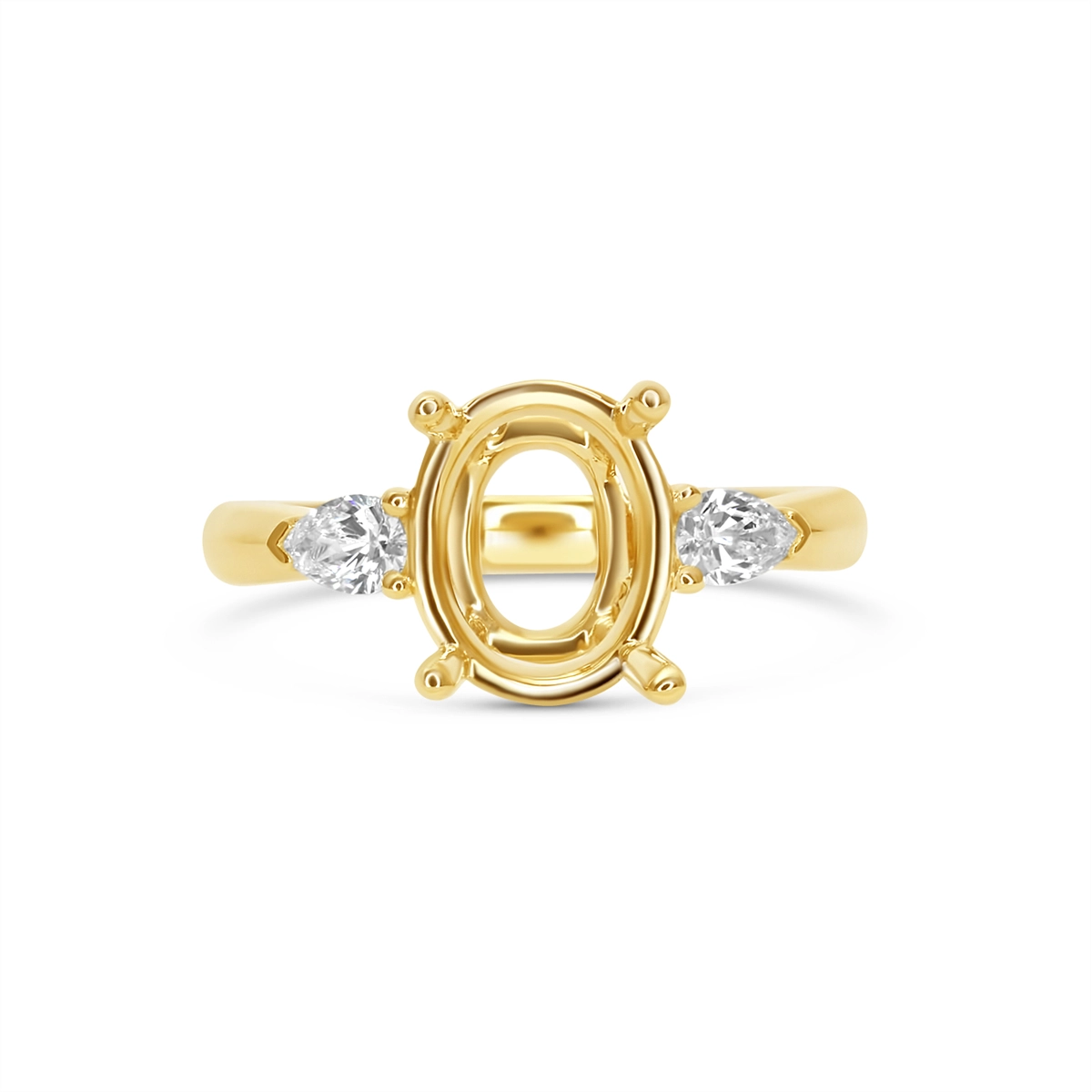 Engagement Collections Engagement Rings in Yellow Gold containing Diamond 438083