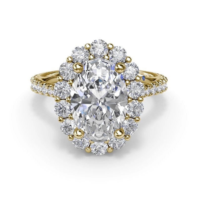 Fana Engagement Rings in Yellow Gold containing Diamond 438175