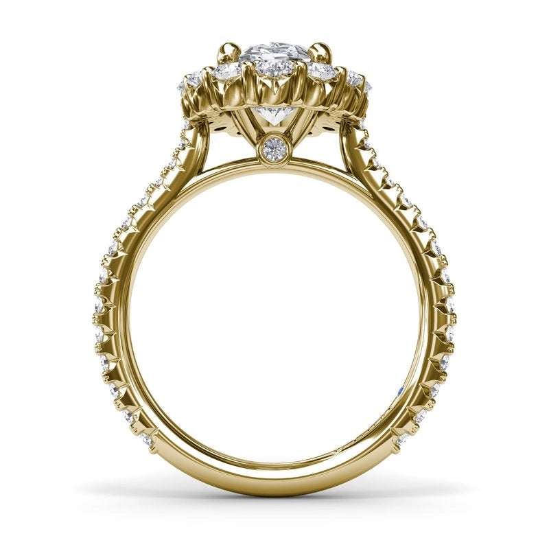 Fana Engagement Rings in Yellow Gold containing Diamond 438175