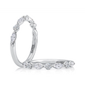 A. Jaffe Wedding Rings in White Gold containing Diamond WRC1373H/43-W