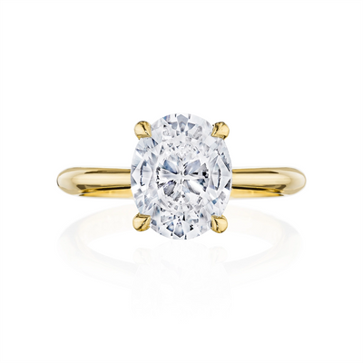 Tacori Engagement Rings in Yellow Gold containing Diamond HT 2671 OV 11.5X8 Y