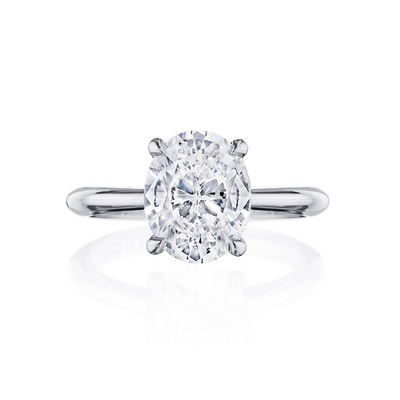 Tacori Engagement Rings in Platinum/Palladium containing Diamond HT 2671 OV 11.5X8