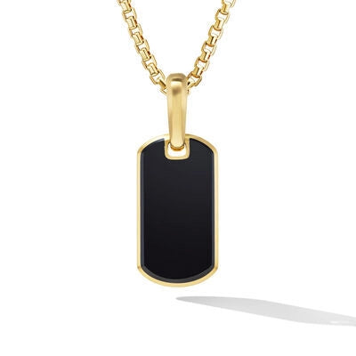 David Yurman Pendants in Yellow Gold containing Black onyx D35090M88BBO