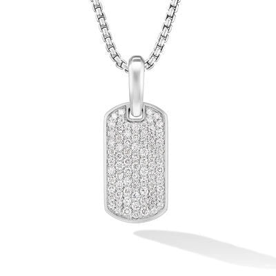 David Yurman Pendants in Silver containing Diamond D35090MSSADI
