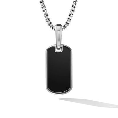 David Yurman Pendants in Silver containing Black onyx D35090MSSBBO