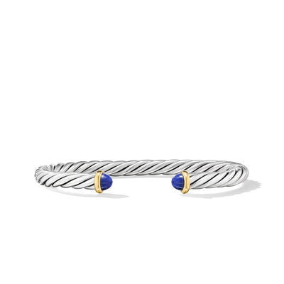 David Yurman Bracelets in Mixed Metals containing Lapis B35127MS4BLAL
