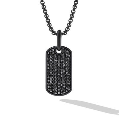 David Yurman Pendants in Silver containing Black diamond D25442MTBABD