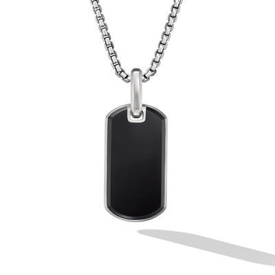 David Yurman Pendants in Silver containing Black onyx D25442MSSBBO