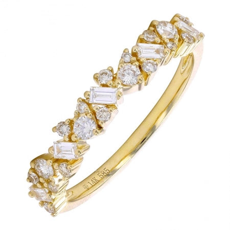 Wedding Bands Wedding Rings in Yellow Gold containing Diamond 438583