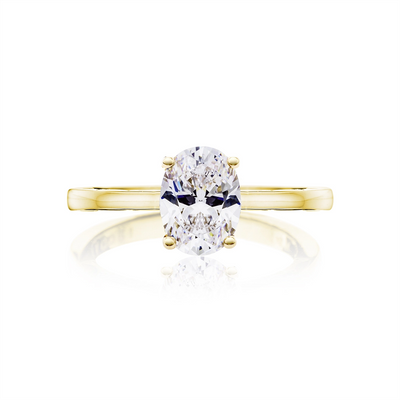 Tacori Engagement Rings in Yellow Gold containing Diamond P100 2 OV 9.5X7 FY