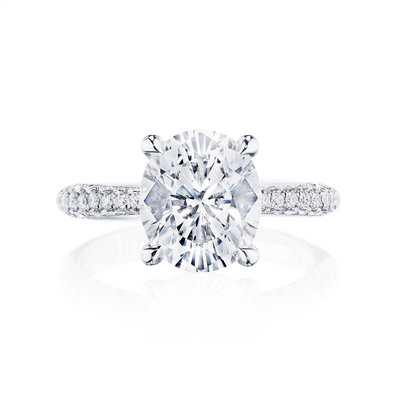 Tacori Engagement Rings in Platinum/Palladium containing Diamond HT 2673 OV 11.5X8