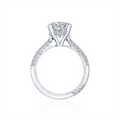 Tacori Engagement Rings in Platinum/Palladium containing Diamond HT 2673 OV 11.5X8