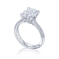Tacori Engagement Rings in Platinum/Palladium containing Diamond HT 2673 OV 11.5X8