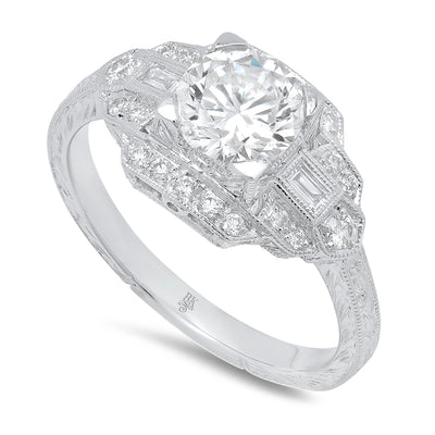 csv_image Engagement Collections Engagement Ring in White Gold containing Diamond 438603