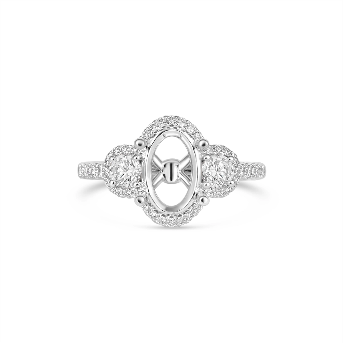 Fana Engagement Rings in White Gold containing Diamond S3223-WG