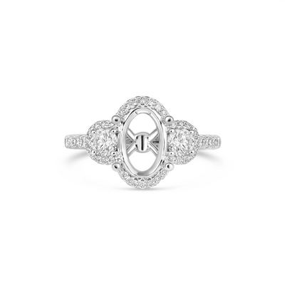 Fana Engagement Rings in White Gold containing Diamond S3223-WG