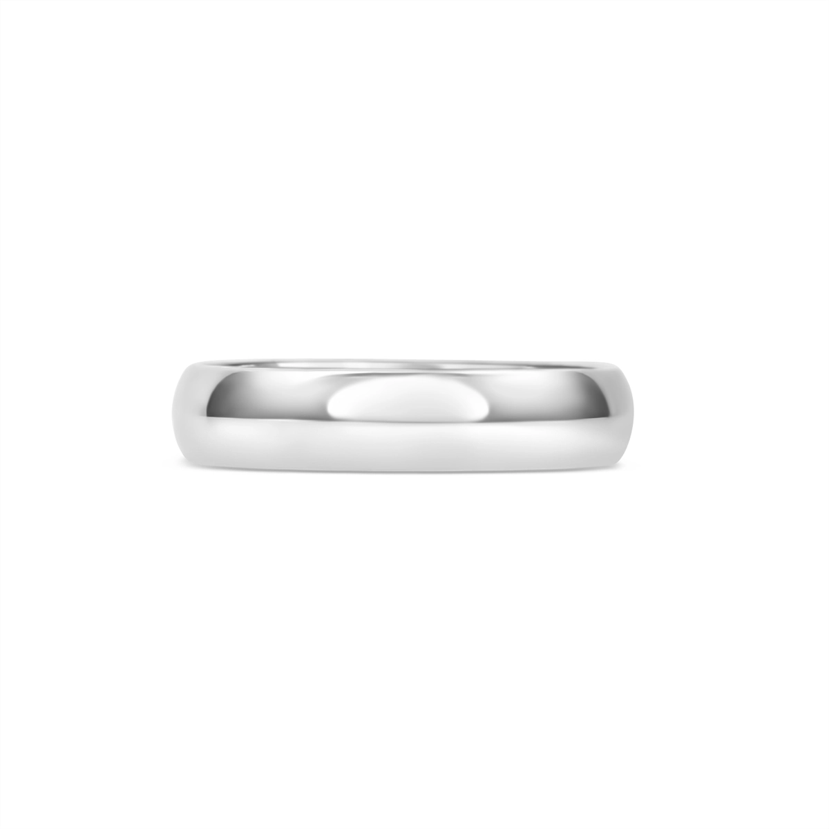 Mens Bands Engagement in White Gold 438746