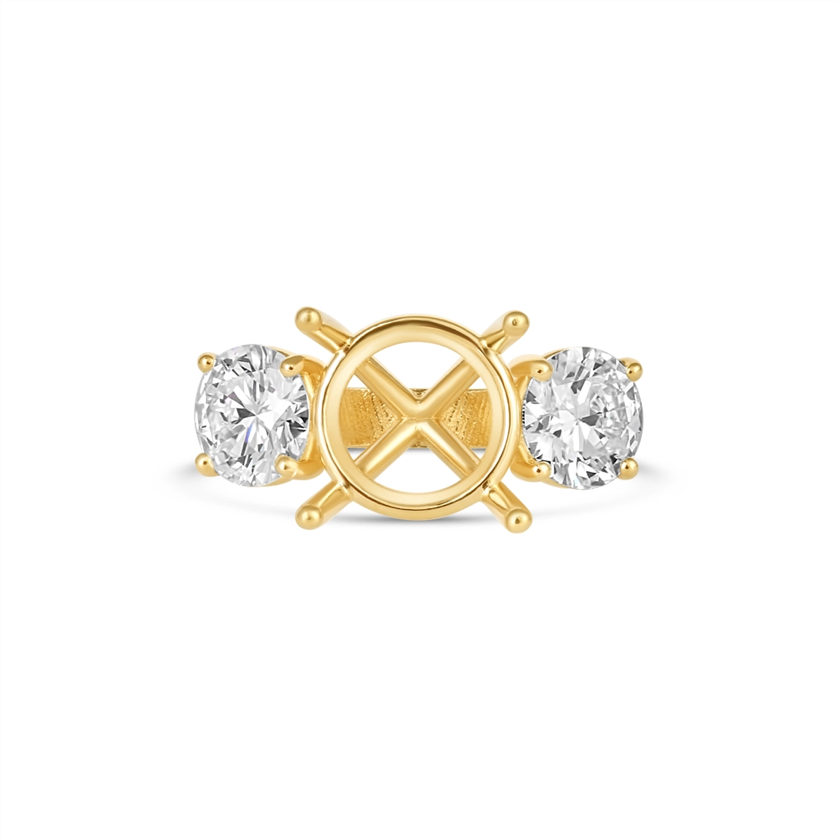 Engagement Collections Engagement Rings in Yellow Gold containing Diamond RT3214-18551-Y