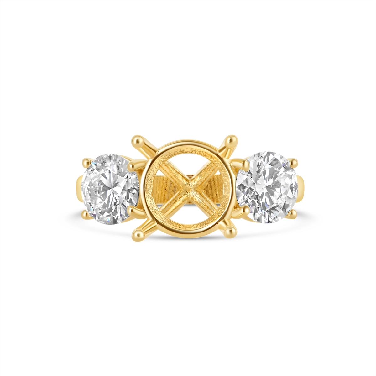 Engagement Collections Engagement Rings in Yellow Gold containing Diamond 438781