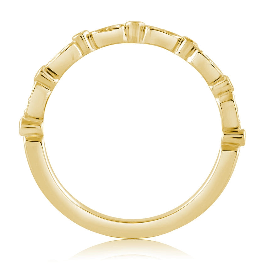 A. Jaffe Wedding Rings in Yellow Gold containing Diamond WR1055/10-Y