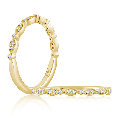 A. Jaffe Wedding Rings in Yellow Gold containing Diamond WR1055/10-Y