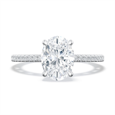 Tacori Engagement Rings in Platinum/Palladium containing Diamond 2720 2.2 OV 11X8